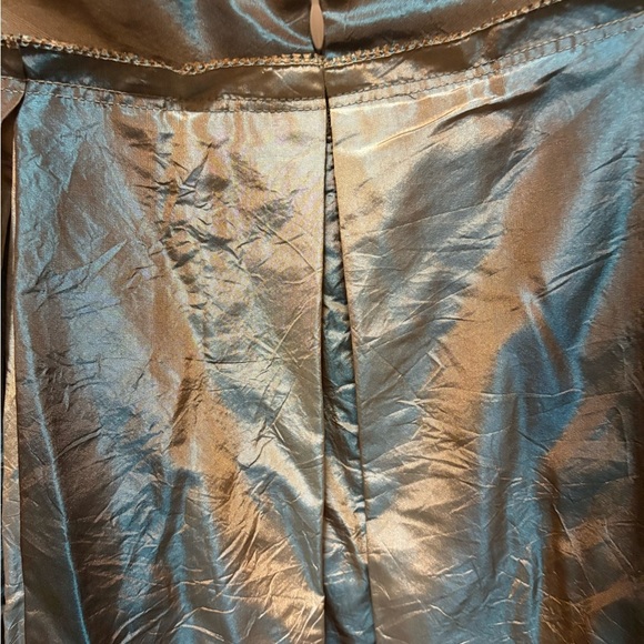 DKNY 100% Silk Pleated Midi Skirt in Opal Blue Gray – Size 10 NWT ($345 Retail) - Picture 16 of 16